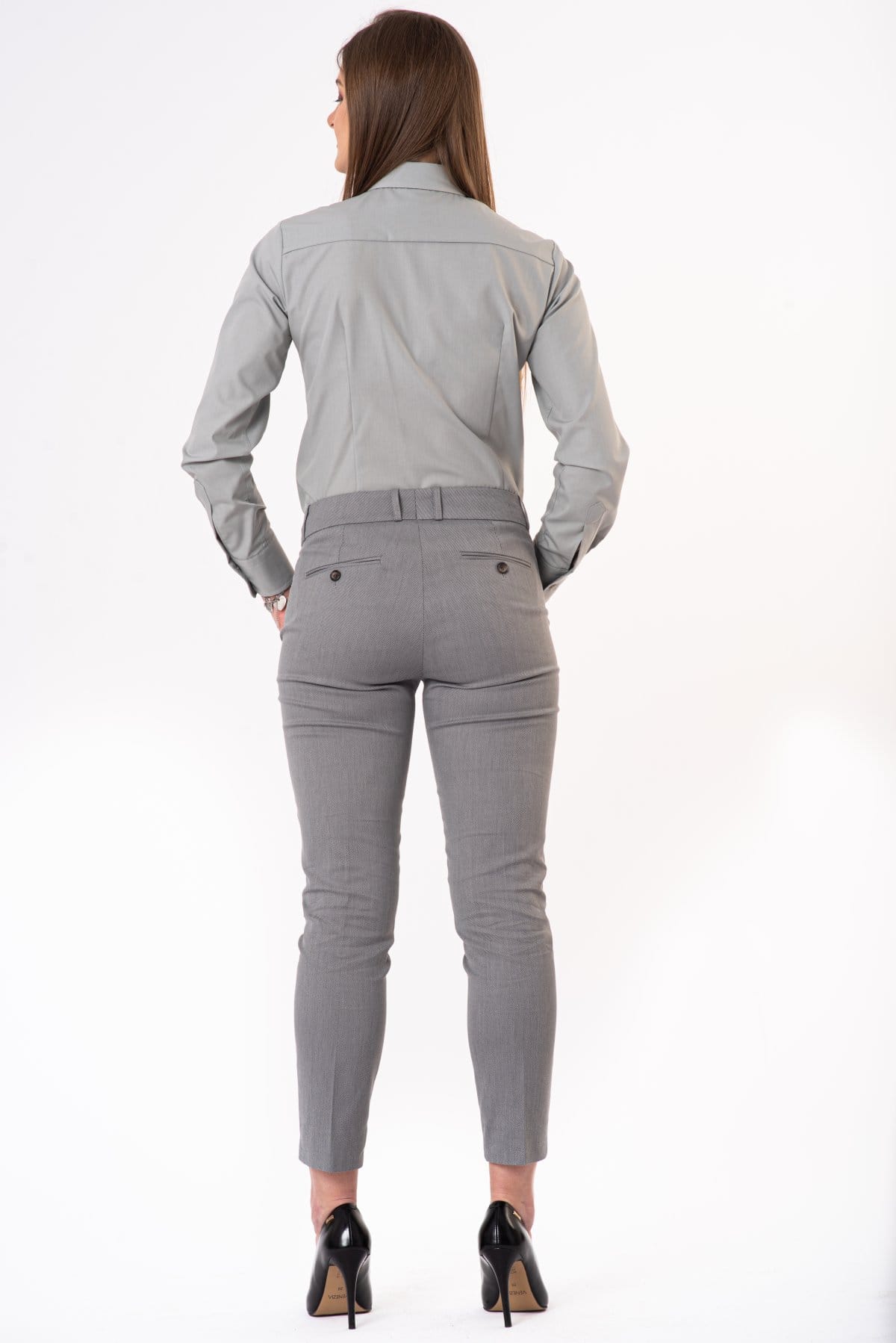 Elegancka koszula — Szary, zdjęcie 7