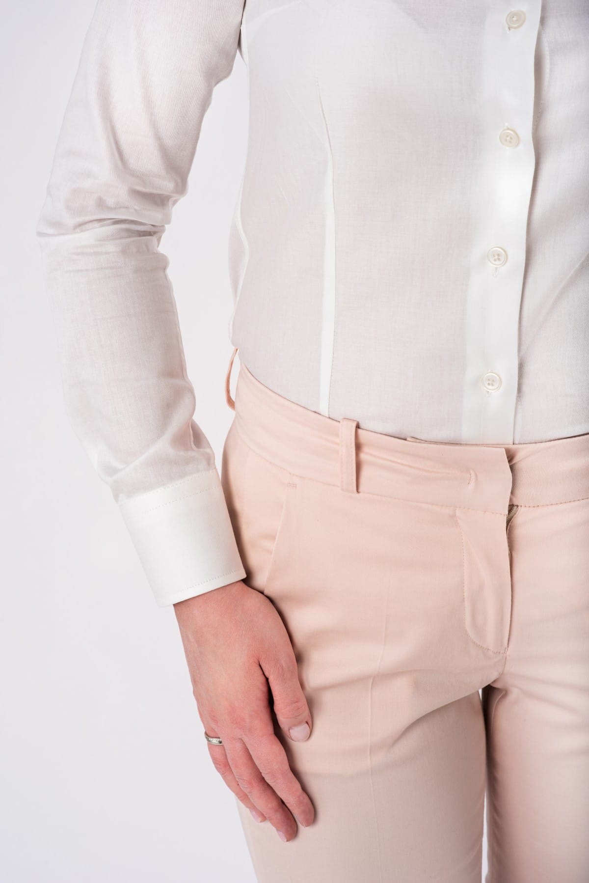 Elegancka koszula — Biały, zdjęcie 5