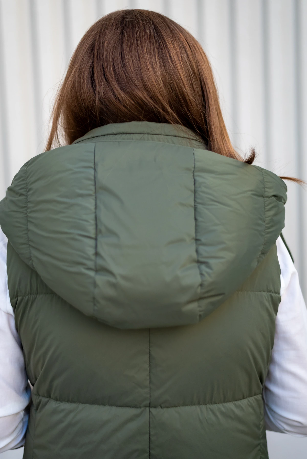 Kamizelka puchowa Julia — Khaki, zdjęcie 2